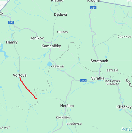 Ve Vortové se jezdí po nové silnici. Oprava byla rychlá