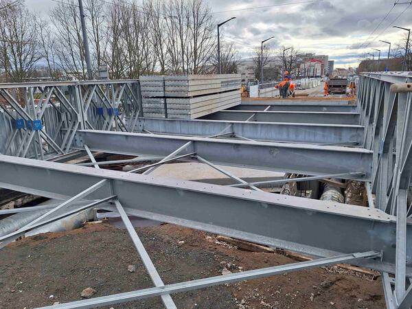 Režim provozu na Wonkově mostu se změní. Začnou práce v krajních částech